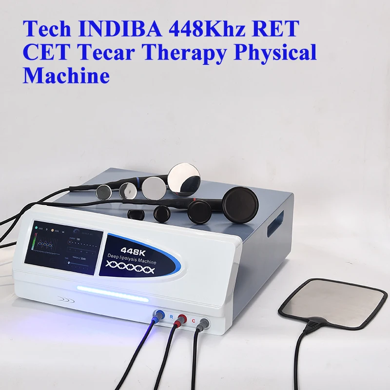 

Hot Selling in Spain Indiba 448K Therapy RF CET RET Deep Heat Spain Indiba Beauty Machine for Skin Tightening