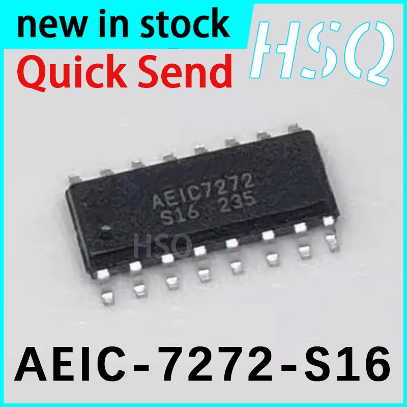 1PCS New AEIC-7272-S16 Package SOIC-16 Four-way Differential Line Driver Chip