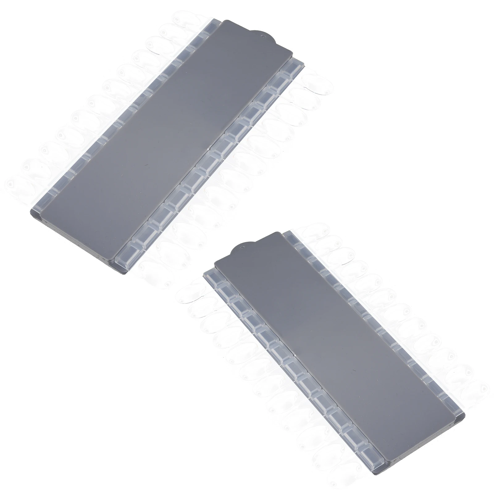 

2 шт., пресс-карта для демонстрации ногтей, маникюрный дисплей для салона, многоцветная выставка «сделай сам», прочный прочный дизайн, декоративная цветовая диаграмма