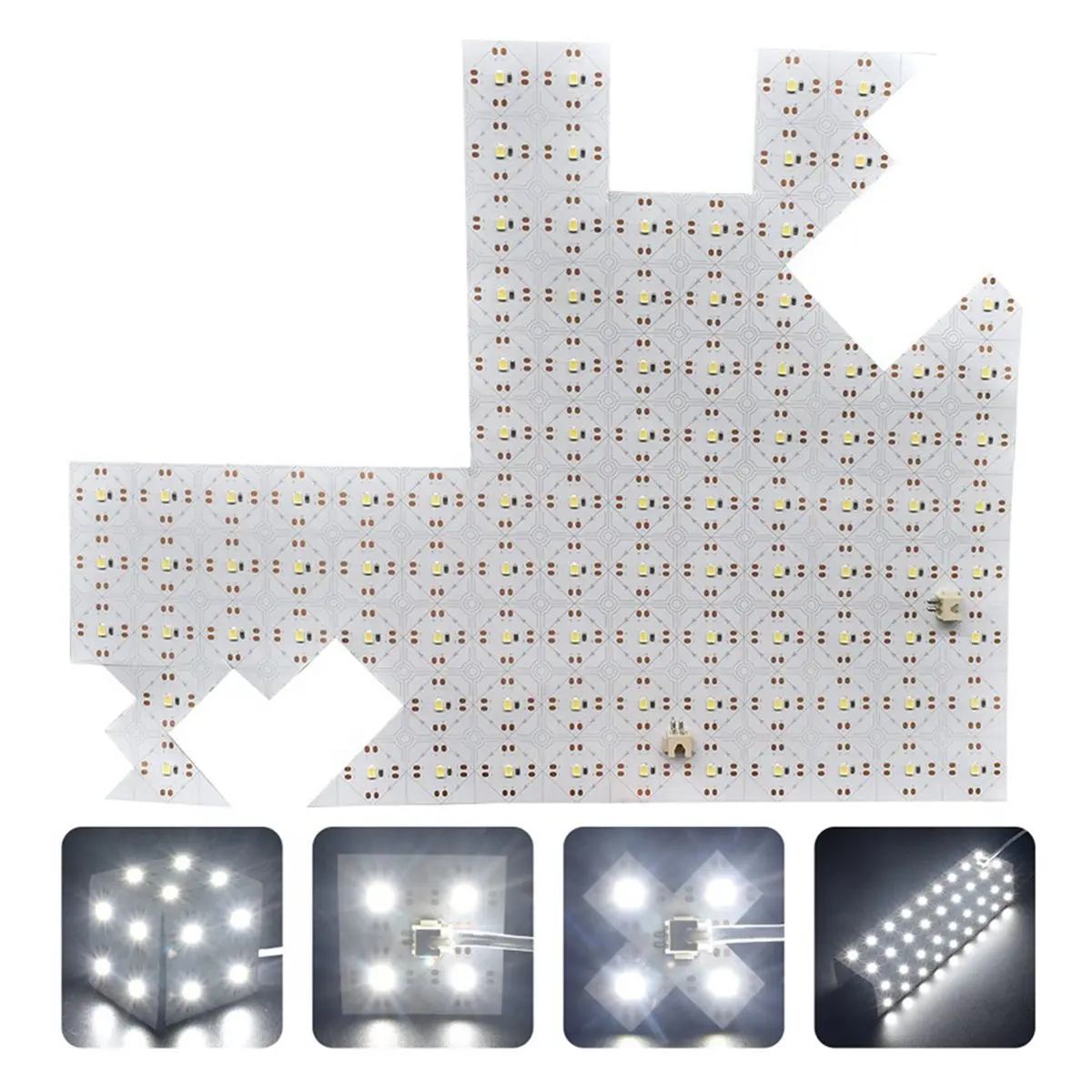 (MEOF] Flexible LED Sheets 490x245mm DC24V 242LED 28W Panel Sheet Lights for Kitchen Marble Countertop Advertising Backlight image 6