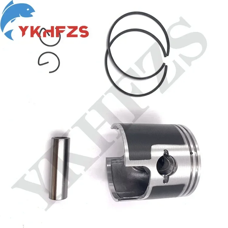 

12110-94400 PISTON Kit Std with rings (79.00MM) for Suzuki Outboard 2-stroke DT40C DT40 40HP 12110-94400-000 Boat accessories