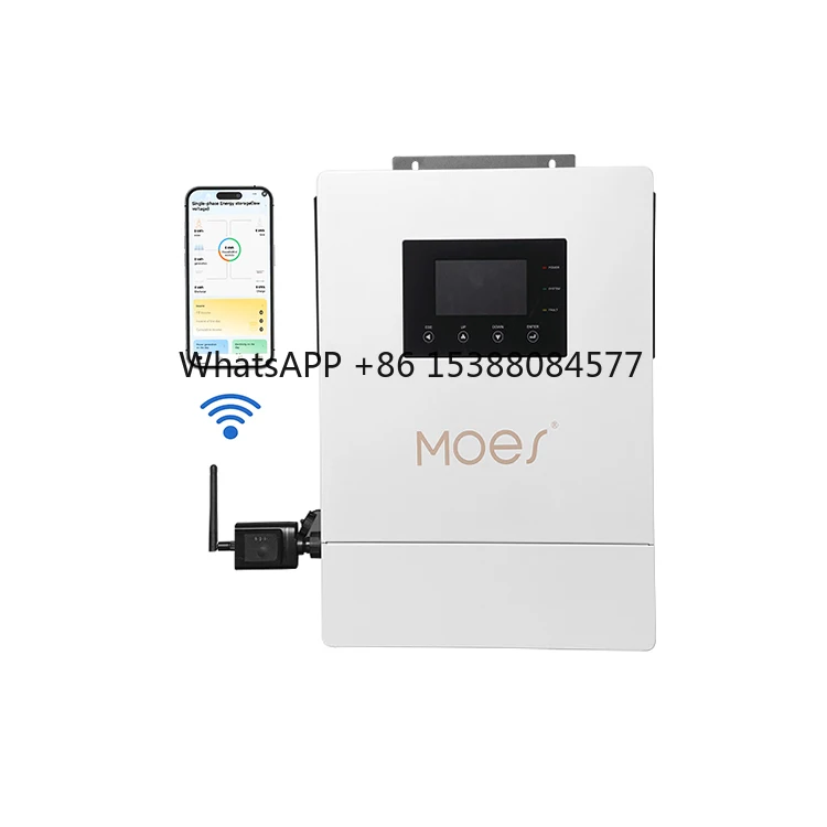 

Hybrid Solar Power Inverter 4.2KW 6.2KW Off-Grid 48V Inverter Charger WiFi Smart DC to AC Inverter MOES