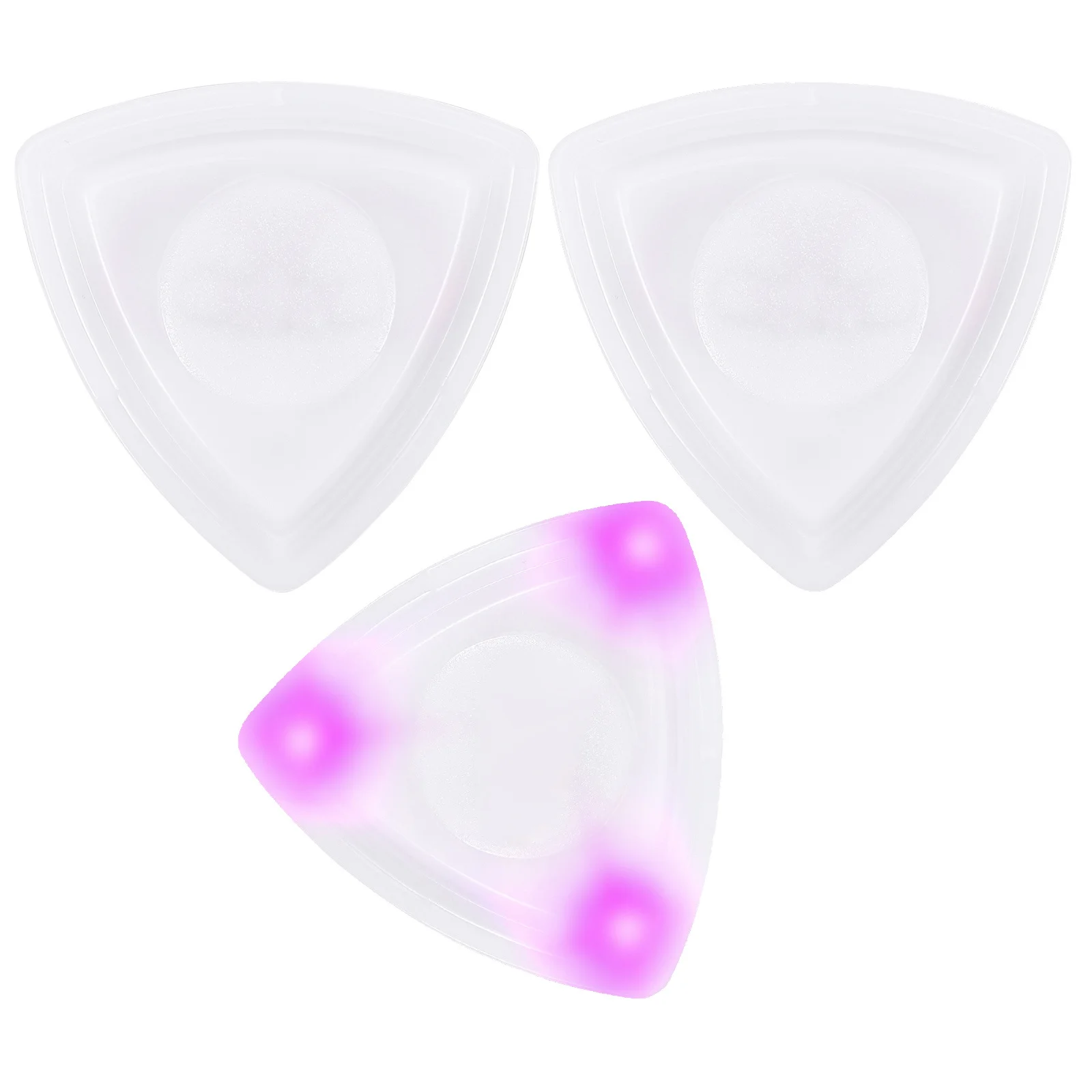 3 قطعة Led مضيئة الغيتار يختار Abs توهج في الظلام للكهرباء الصوتية أداة الموسيقى الشعبية استبدال Plectrums