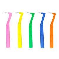 100 Uds. Cepillo interdental tipo L de 0,6-1,2 Mm limpieza entre los dientes cuidado bucal ortodóntico hilo dental en forma de I