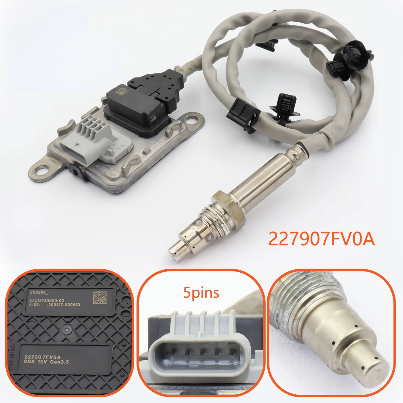 NOx Sensor 227907FV0A Is Suitable for Nissan X-TRAIL III