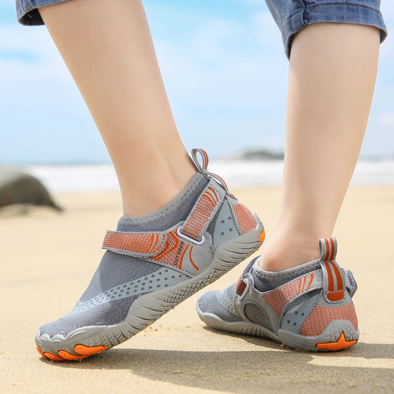 Boy Elastic Quick-Dry Breathable Upstream Wading Shoe Surfing Water Sports Shoes Non Slip Children Beach Barefoot Girl Aqua Shoe