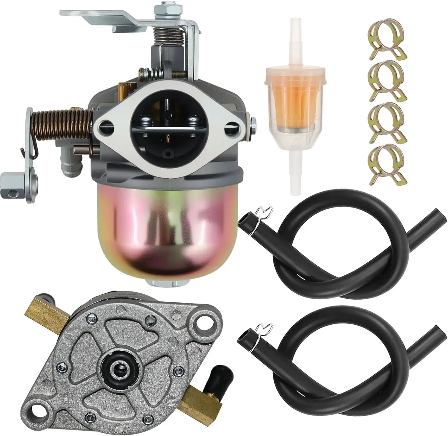 For 17563 Carburetor Pump Kit Fit for EZGO Marathon Golf Cart 1989 1990 1991 1992 1993 2-Cycle Engines Carb for Gas Club Car Rep