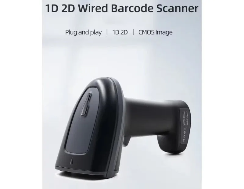 Süpermarket, Mağaza, Perakende, Depo, Hastane ve Kütüphane için 2D QR Barkod Tarayıcı USB Megapiksel Ultra Yüksek Performans