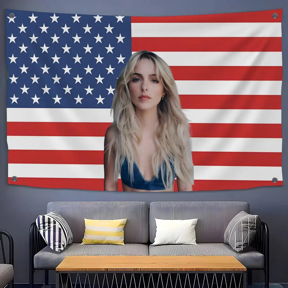 Actor Singer Mckenna Grace Flags Flags for Room, Bedroom, Home, Outdoor, Wall Hanging, Concert Print, Art Banner