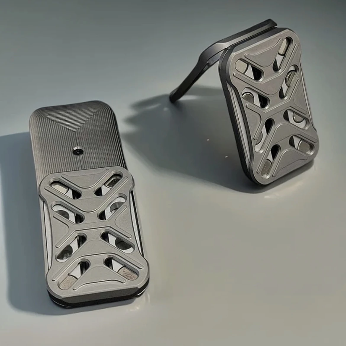 RAPT MOD الفولاذ المقاوم للصدأ جوفاء اللمس المنزلق EDC تململ المنزلق المعادن ألعاب متململة مكافحة الإجهاد أدهد أداة تململ سبينر اللعب