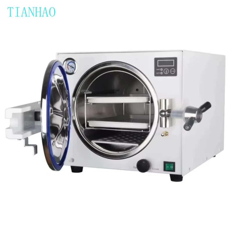 جديد 18L عمودي دنت الأوتوكلاف تعقيم مختبر معقم بخاري أداة البخار الطبية مانيكير أداة معقم الحرارة الجافة