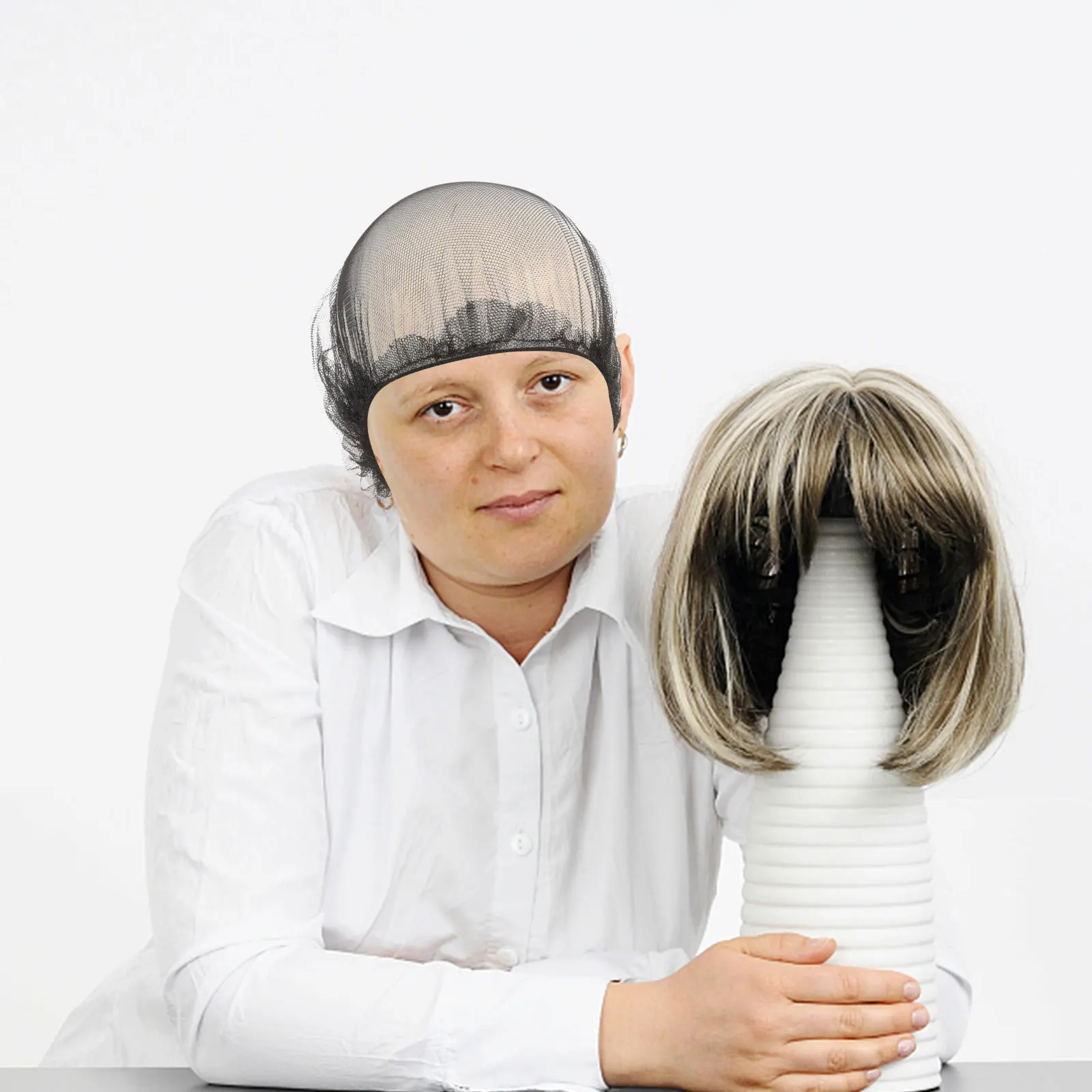 

10 pcs Invisible Hairnets Mesh Hair Nets For Women Caps Fine Texture Breathable Comfortable Party Work Daily Use