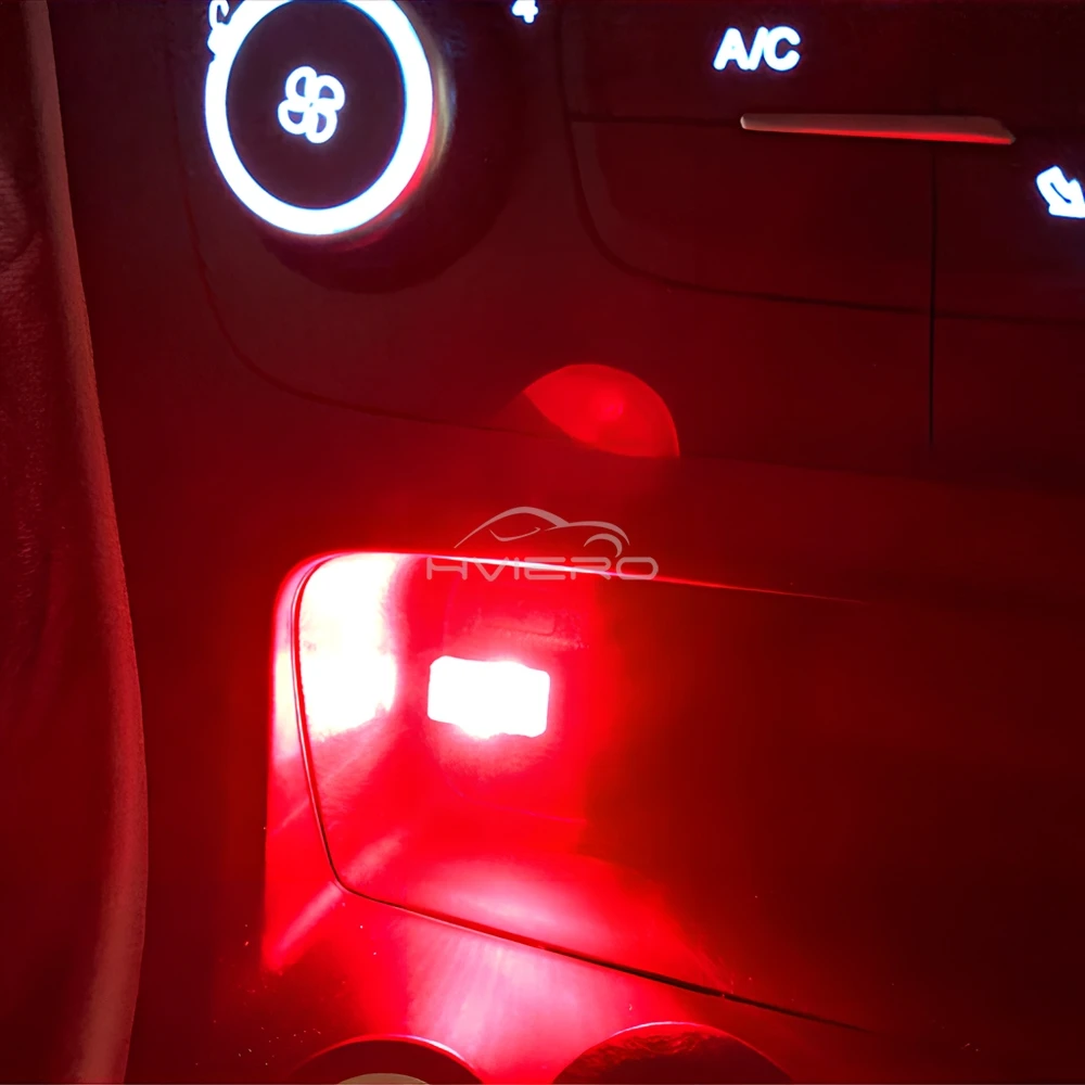 1PCS Tragbare Mini Usb Light Modeling Led Car Ambient Lamp Neon Interior Atmosphere Lantern Auto Accessories 4Kinds Lamps Colors