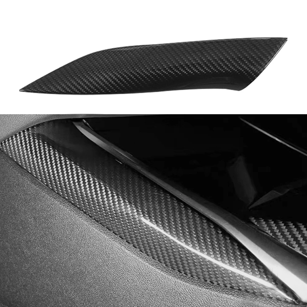 

Real Dry Carbon Car Interior Dashboard Cover Center Console Gear Shift Panel Trim For BMW 3 Series G20 LCI 2023up