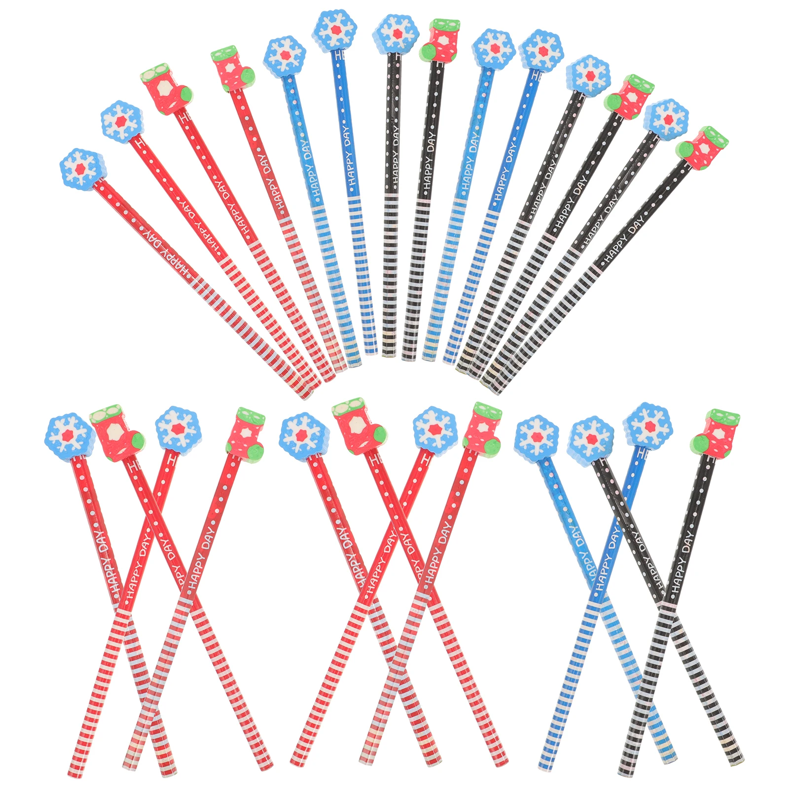 

Colored Pencils Cartoon Eraser Non Toxic Sharpening Classroom Work Home Gifts Kids Christmas Party Favors Bright Colors Soft