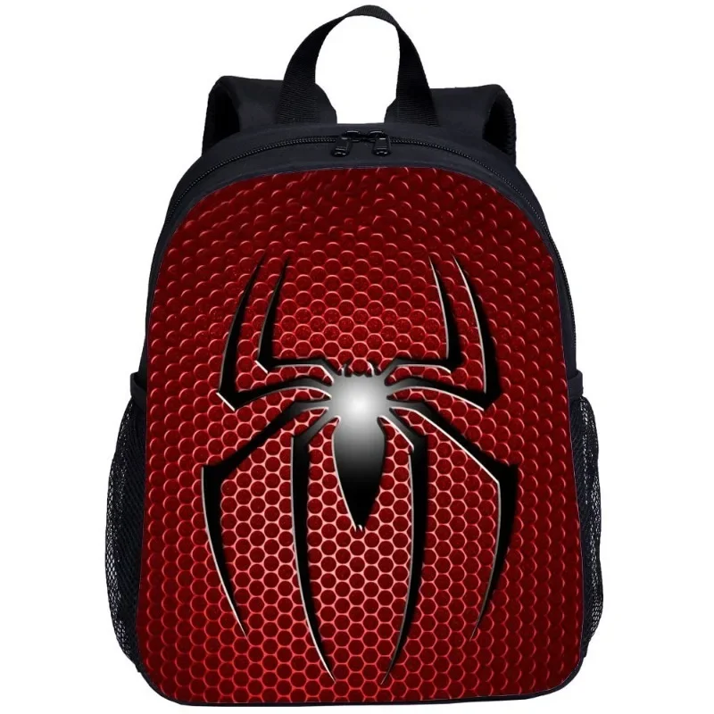 Marvel os vingadores spiderman filmes periféricos impressão dos desenhos animados das crianças grande capacidade anti-estrangulamento respirável zíper mochila