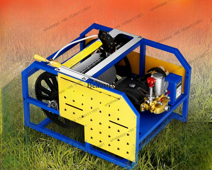 X4 New agricultural automatic spraying machine electric pesticide sprayer induction discharge tube 220v high pressure spraying