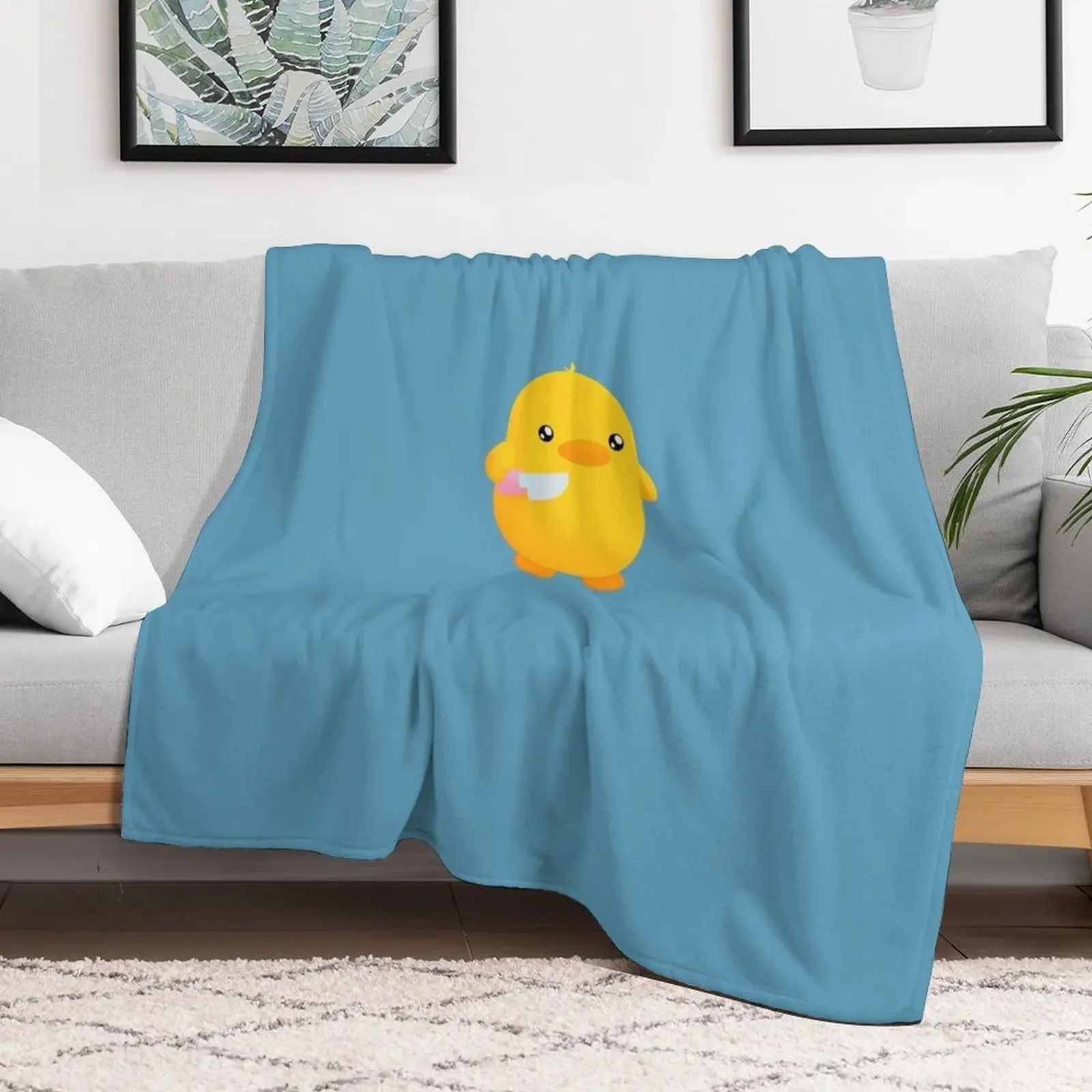 Fowl Play (no outline) Throw Blanket Baby halloween Blankets