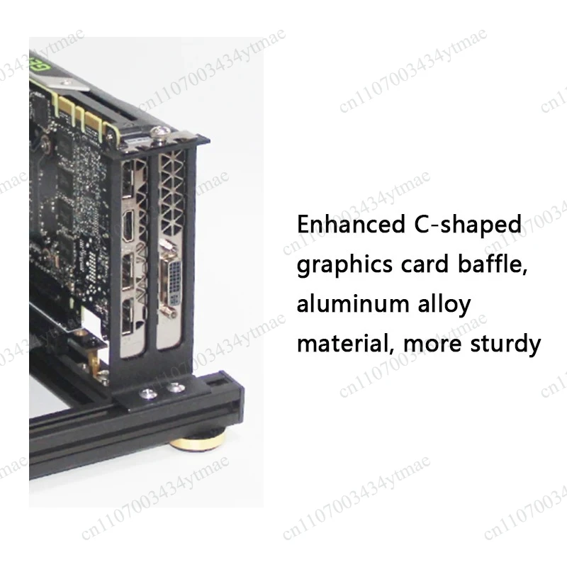 4GPU Rack Aluminum Alloy Overhead Graphics Card Bracket Support Holder For Riser Cable & Adapter Card