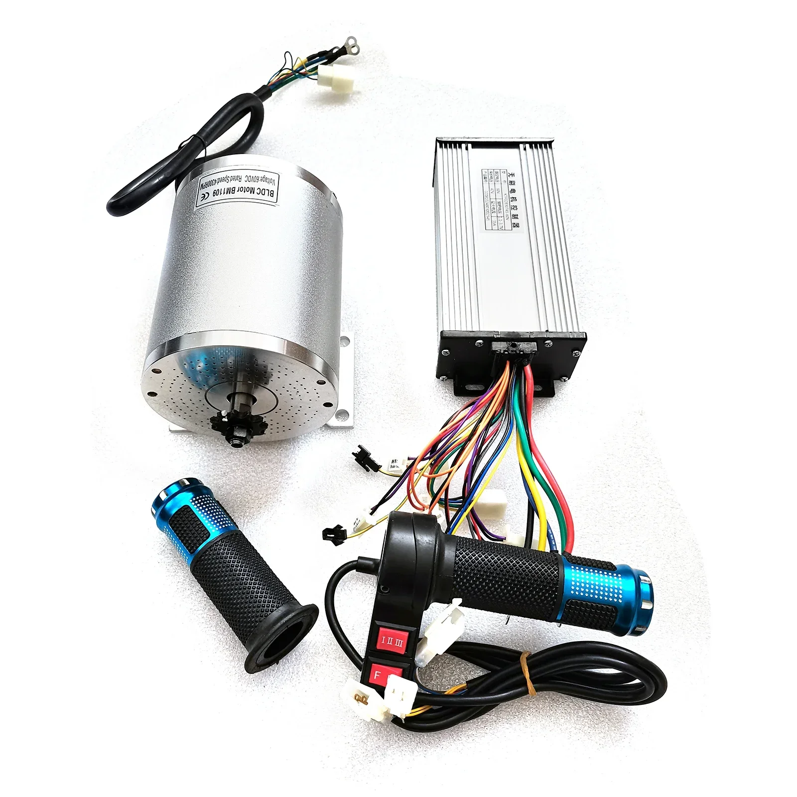 

2kw Electric Brushless DC Motor Kit High Speed Motor Controller Go Kart for electric scooters, motorcycles
