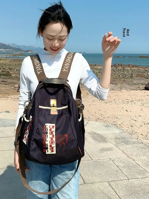 yan-shuang-create-red-trace-original-design-waterproof-casual-fabric-backpack-trendy-travel-leisure-double-shoulder-bag