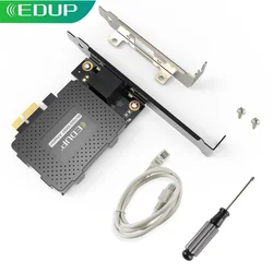 EDUP 9602GS WiFi Adapter Gigabit Ethernet Adapter PCI Express Network Card 10/100/1000M RJ45 LAN Adapter Converter for Desktop