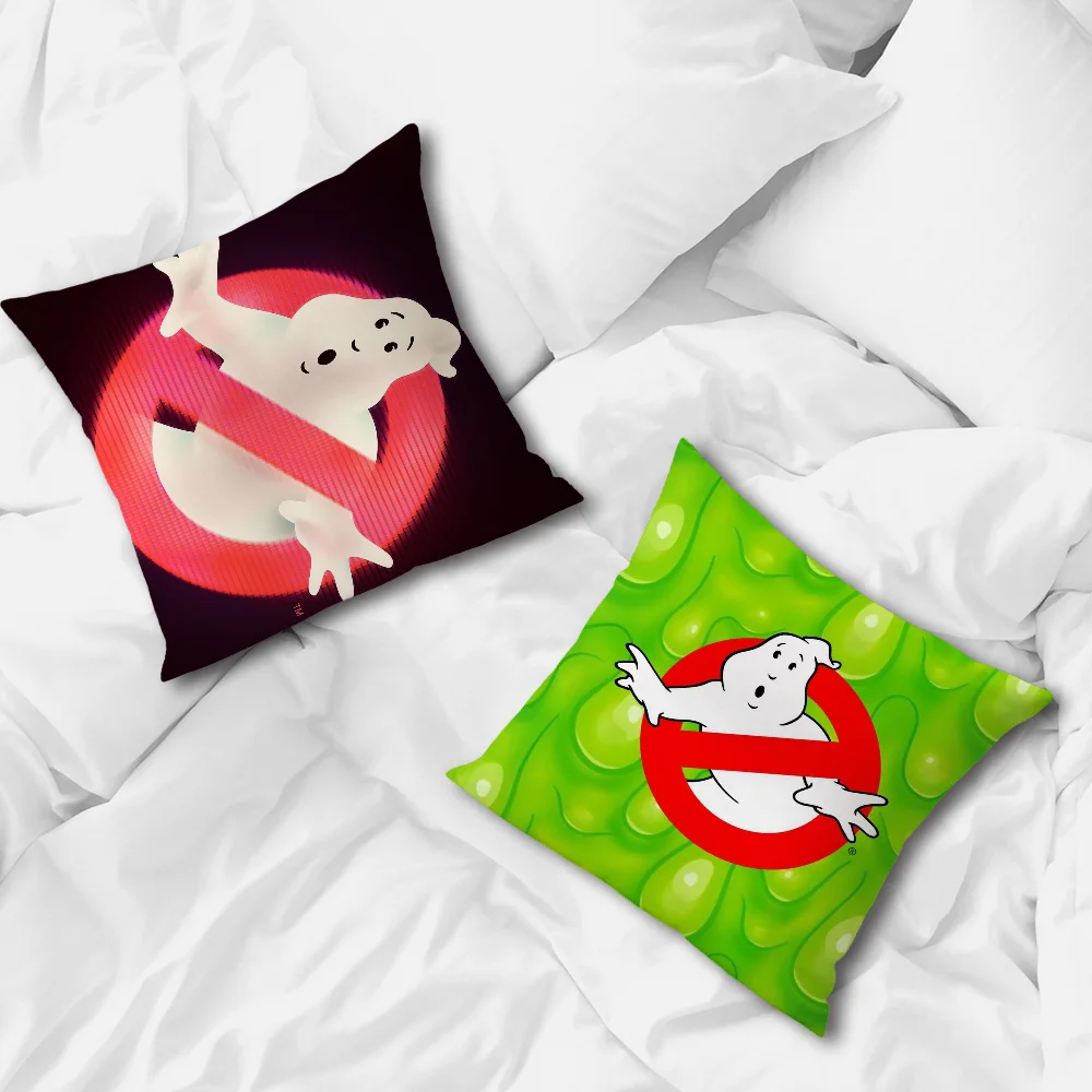 Ghostbusters Square Pillow cover Sofa living Printing Decoration Room Home Office Coffee Shop Car Nordic Simplicity Cover