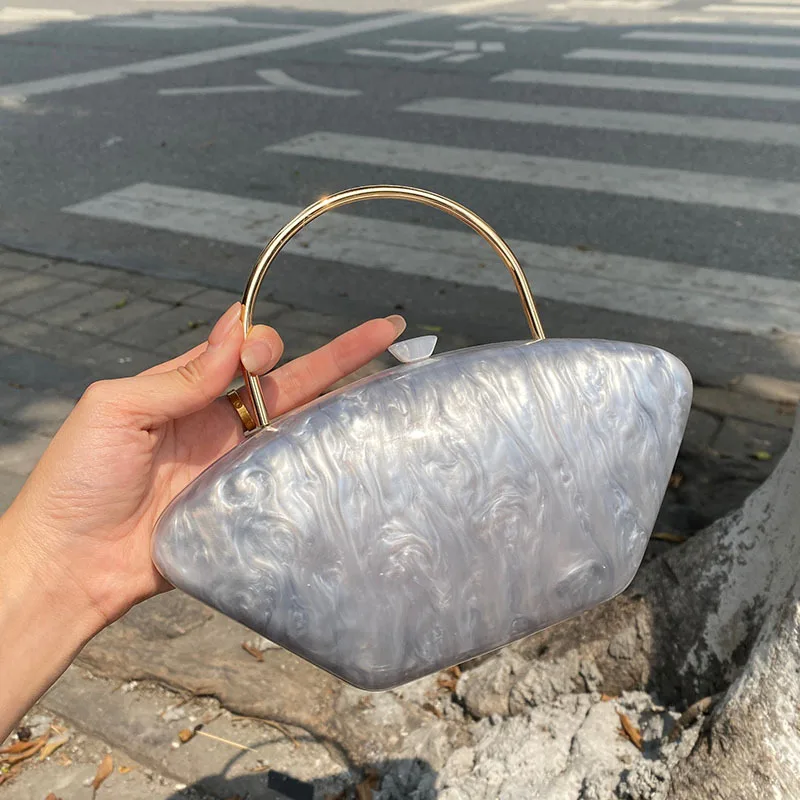 

Acrylic Evening Clutch Bag For Women Luxury Shoulder Bag Handbag And Crossbody Bags Party Prom Wedding Chain Shiny Design Purse