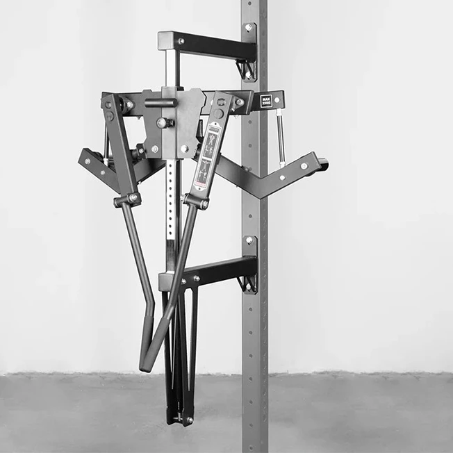 Professional Commercial Hydraulic Shoulder Lateral Raise Machine Arm and Chest Training Equipment Used on Squat Rack
