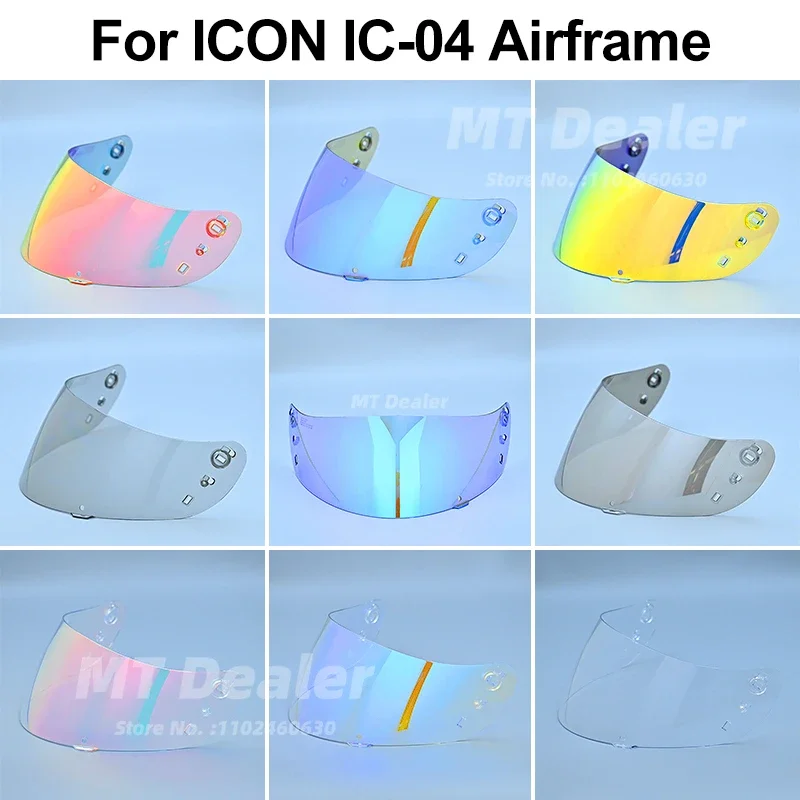 Optics Shield ICON IC-04 Airframe Pro Airmada Airform Motorbike Helmet Full Face Helmet Visor Lens Motorcycle Accessories Cascos