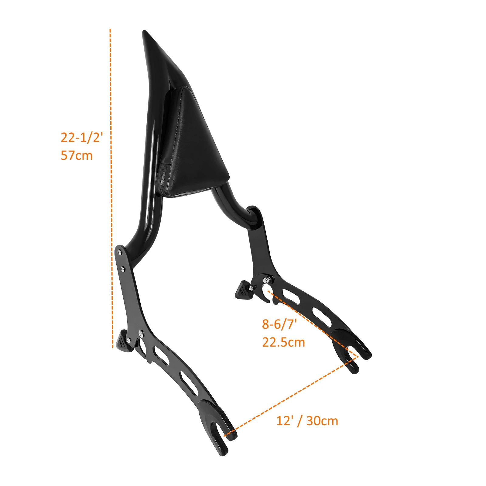Indian Chief Backrest Sissy Bar With Spools for Bobber Dark Horse Super Chief Limited Sport Chief