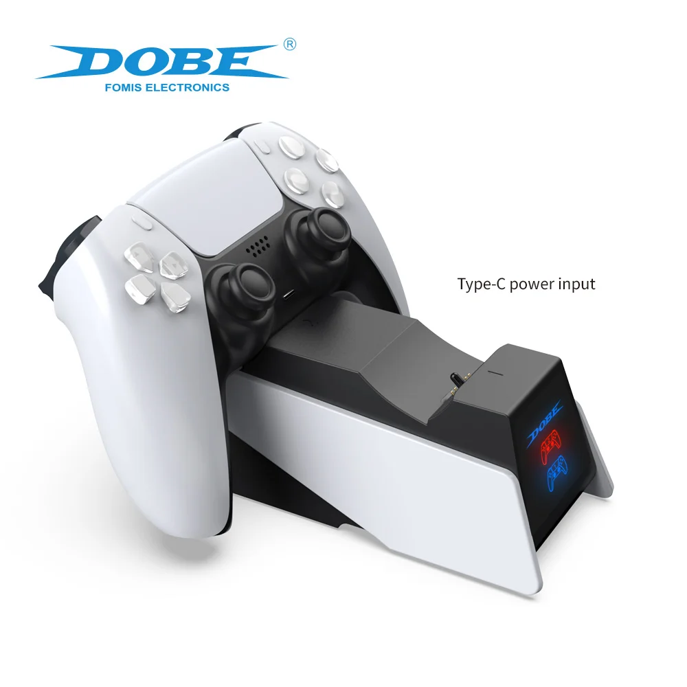 Зарядная док-станция DOBE с индикатором для PS5 DualSense светодиодный