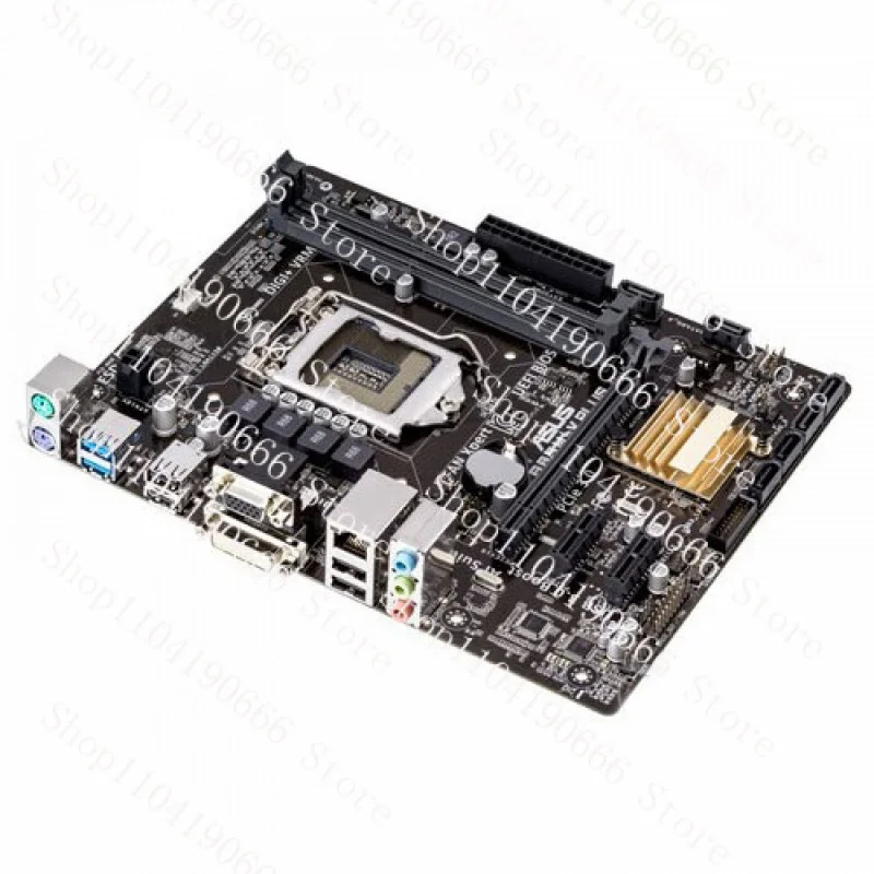 

For ASUS B85M-V PLUS Motherboard B85 LGA1150 2*DDR3 16G DVI+VGA M-ATX Tested ok