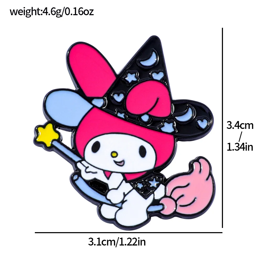 4 قطعة بروش شخصية أنيمي لطيف غرزة و الملاك الكرتون المينا دبوس ظهره الملابس والمجوهرات شارة معدنية اكسسوارات هدية