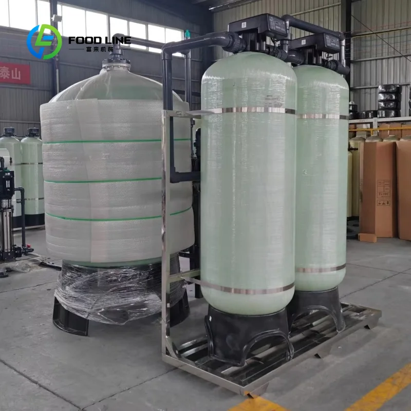Customized Water Softener Reverse Osmosis 20T/D Seawater RO Desalination Plant Automatic Control Valve Removes Sediment Scale