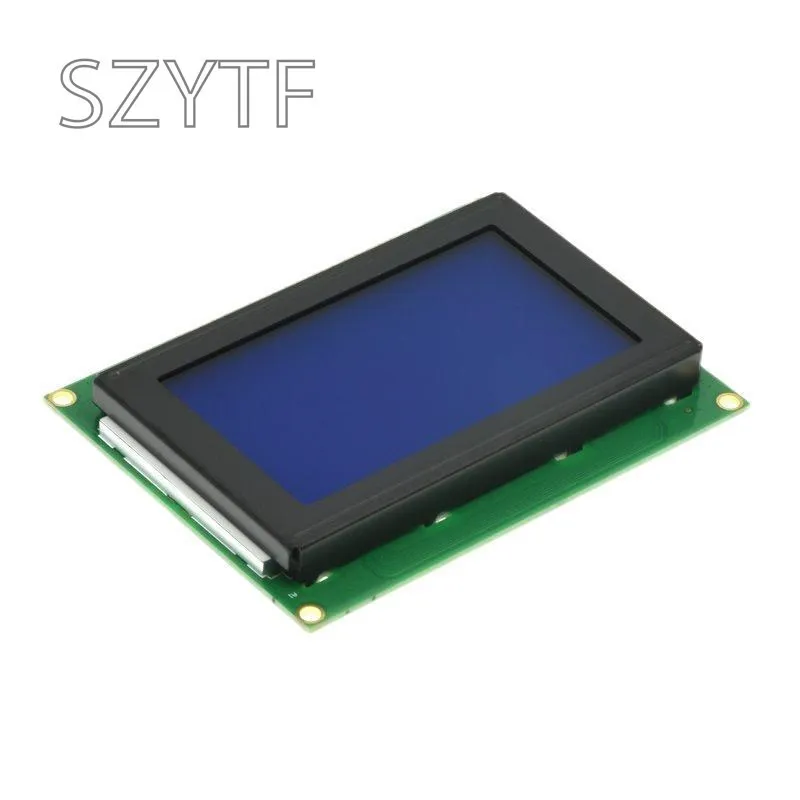 12864C 3.2 Inch 128*64 LCD Screen Module LCD Display Module Blue IIC/I2C 5V KS0108 image 2