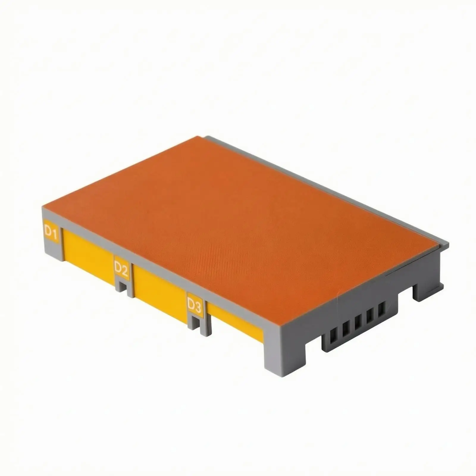 1:400 Scale Airport Cargo Station Model Smooth Scale Model Cargo Station with Flat Roof Low-Profile for Collectors, Taxiway and