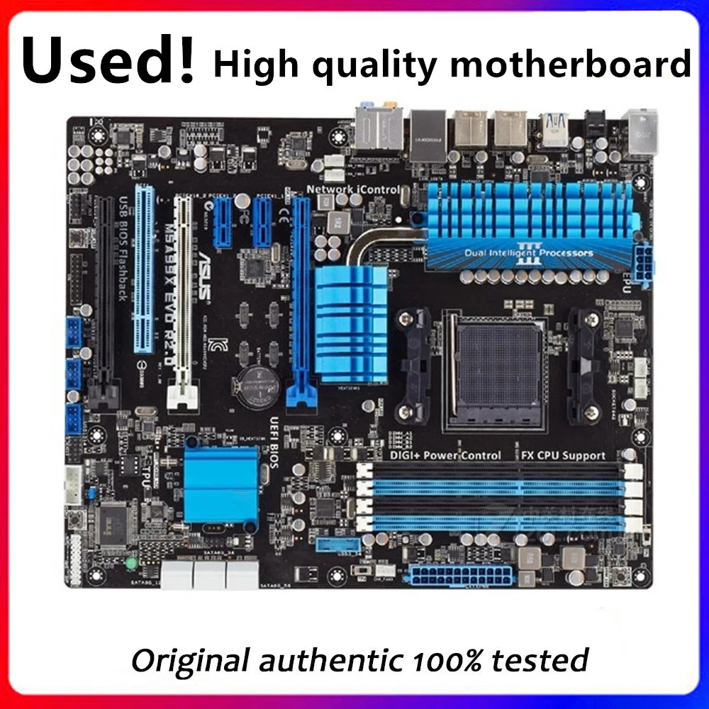 For ASUS M5A99X EVO R2.0 Motherboard Socket AM3+  For AMD 990FX 990X Original Desktop Mainboard SATA III Used Mainboard