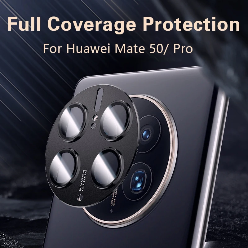 Kamera Objektiv Volle Metall Protector Glas Für Huawei Mate 50 Mate50 Pro 50Pro / 50E Telefon Anti-scratch Schutz film Zubehör