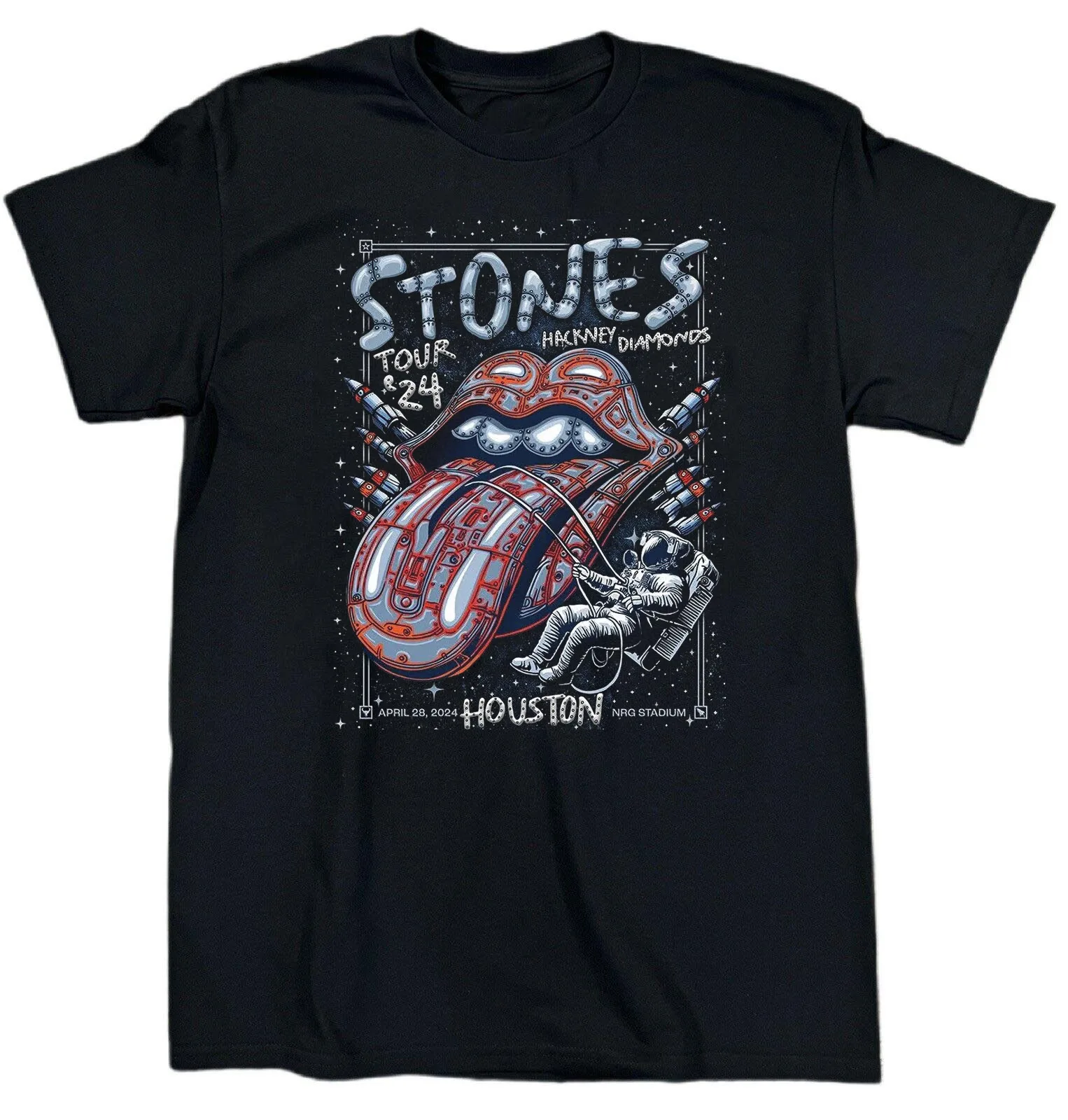 Stone Tour 24' Heavy Cotton Black All Size T Shirt Mm1364