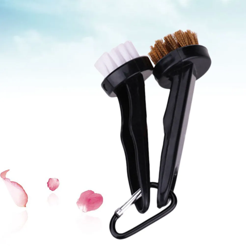 High Durability Club Brush PP Wire Bristles 10.5x1cm Round Head Cleaner Golf Club Cleaning Tool Spike Brush for Outings