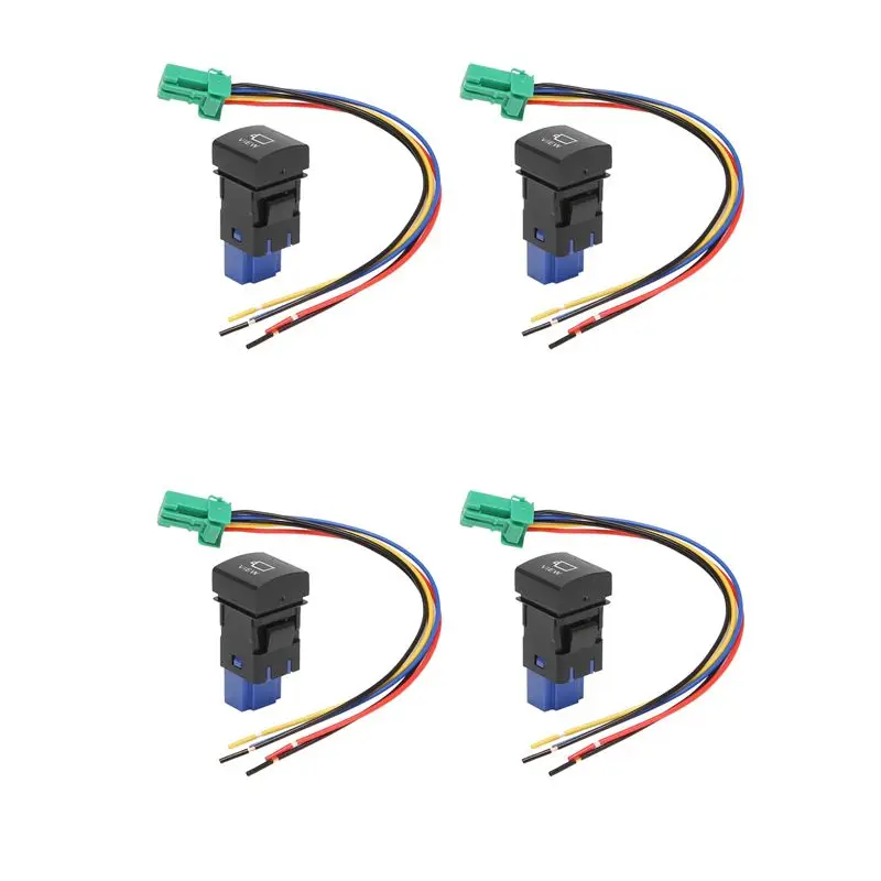4X Car Camera View Button Camera Control Switch With Wire For Toyota Camry Xv70 2018 Avalon Rav4 2020 Prado 150