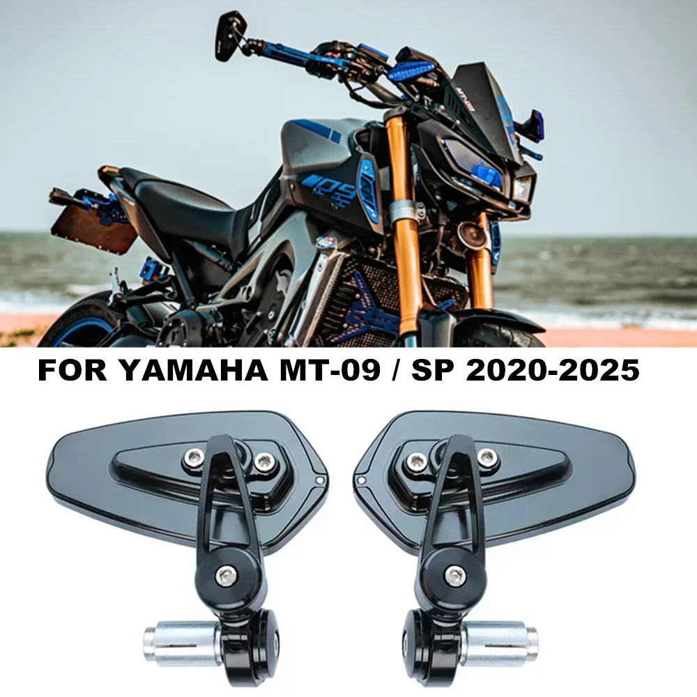 

For YAMAHA MT-09 SP MT 09 MT09 SP MT-07 MT07 2019-2025 Motorcycle Mirror Conversion CNC Handlebar Mirror