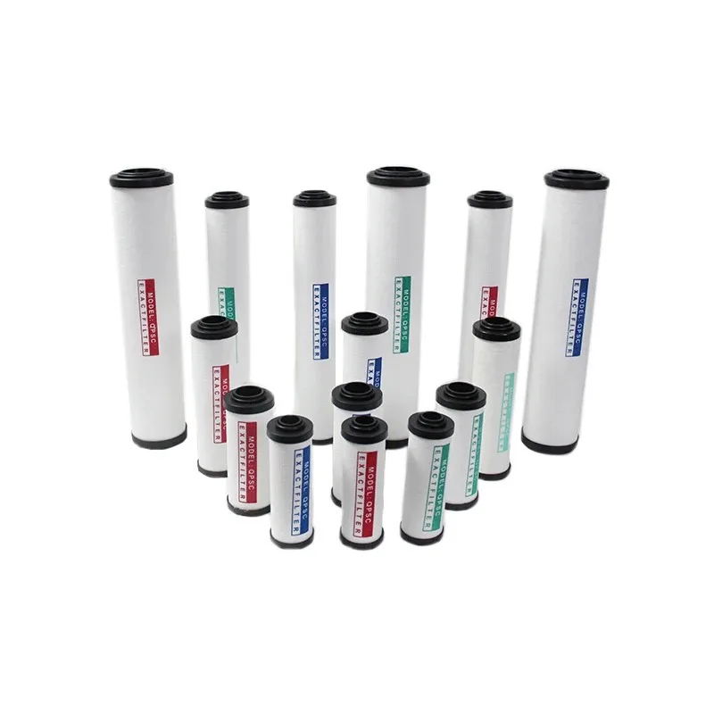 QPS Series Compressed Air Filter Elements, 015/024/035/060 Precision Filter Cartridges, for Air Compressor Water &  Separation