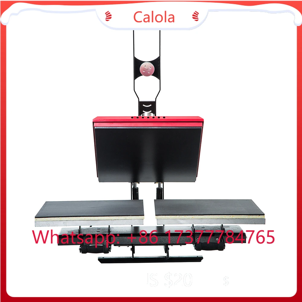 Double-station Plate Heat Press Transfer Sublimation Machines QK-1801 Good Quality for T-shirt Clothes