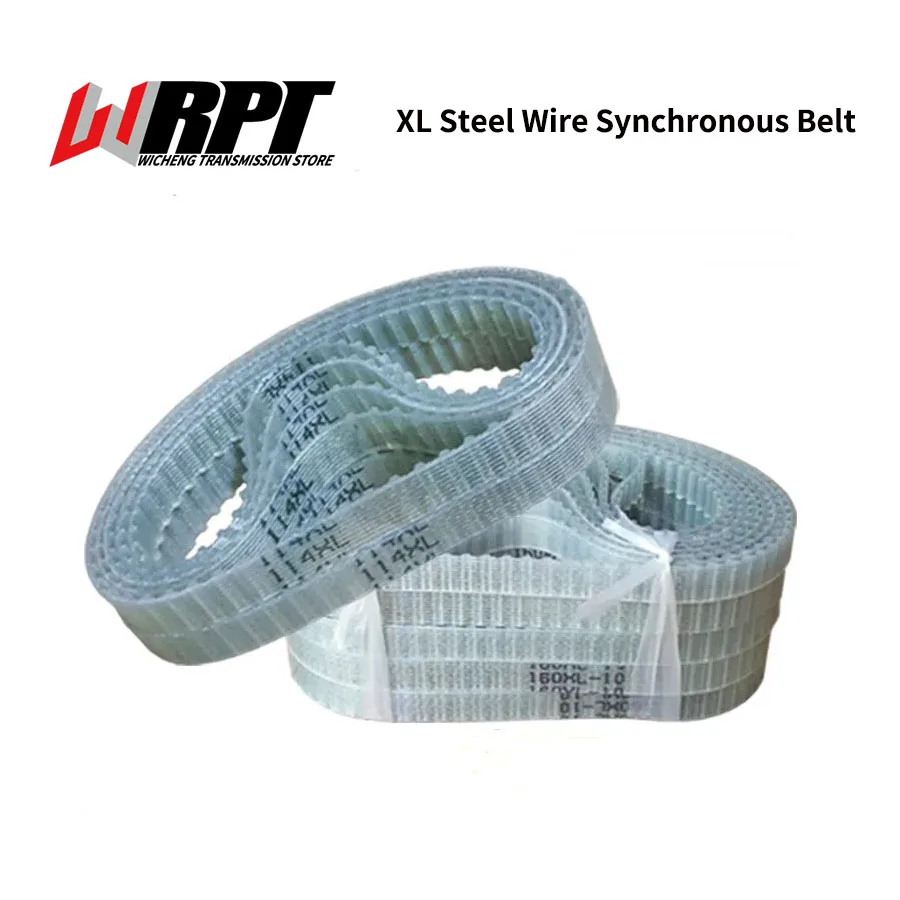 Steel Wire Timing Belt Circumference 100XL 102XL 104XL 108XL Toothed Belt Closed Loop Width 8/10/12/15/18/20/25/30mm