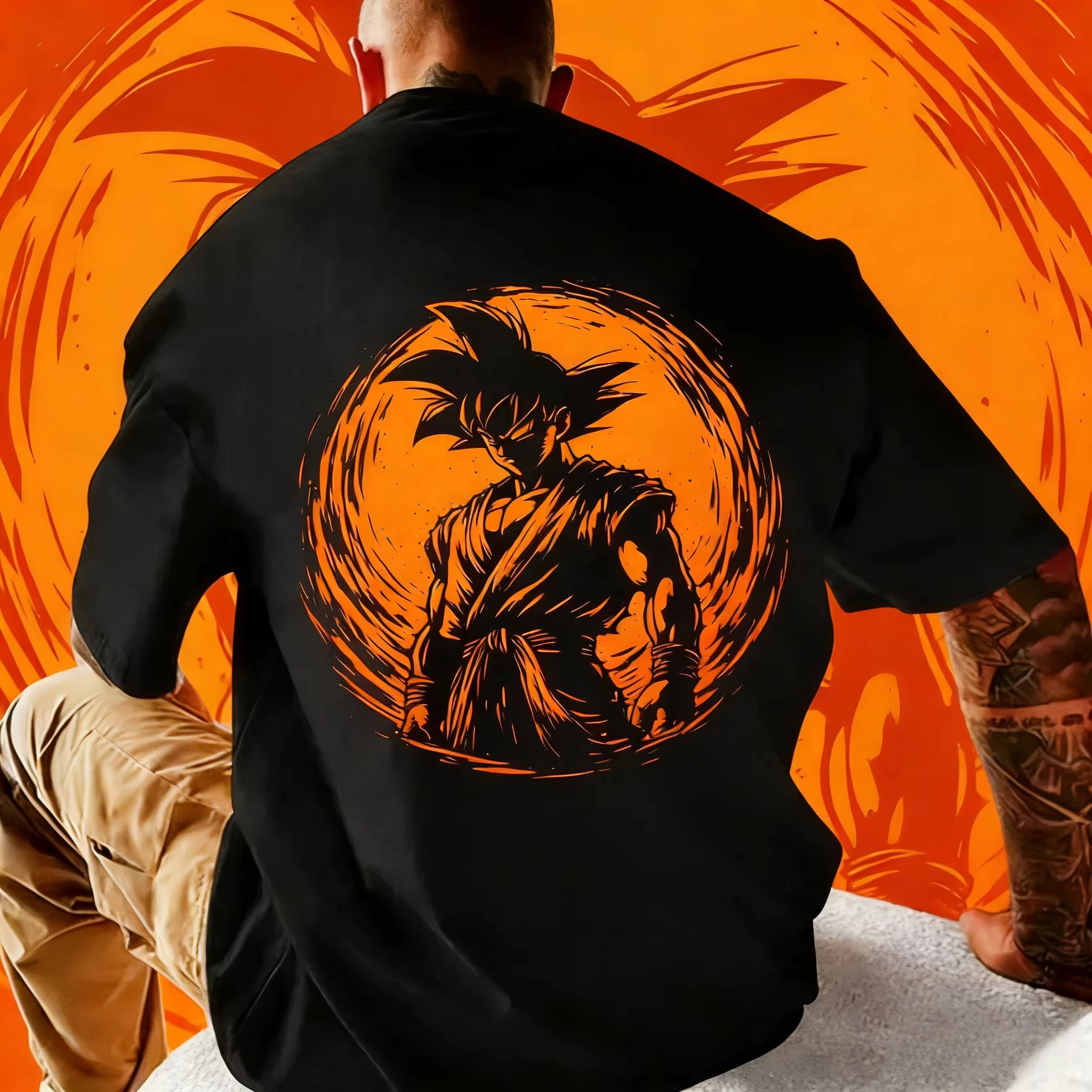 camiseta-masculina-confortavel-de-verao-com-estampa-anime-do-40º-aniversario-de-dragon-ball-2026-corte-solto