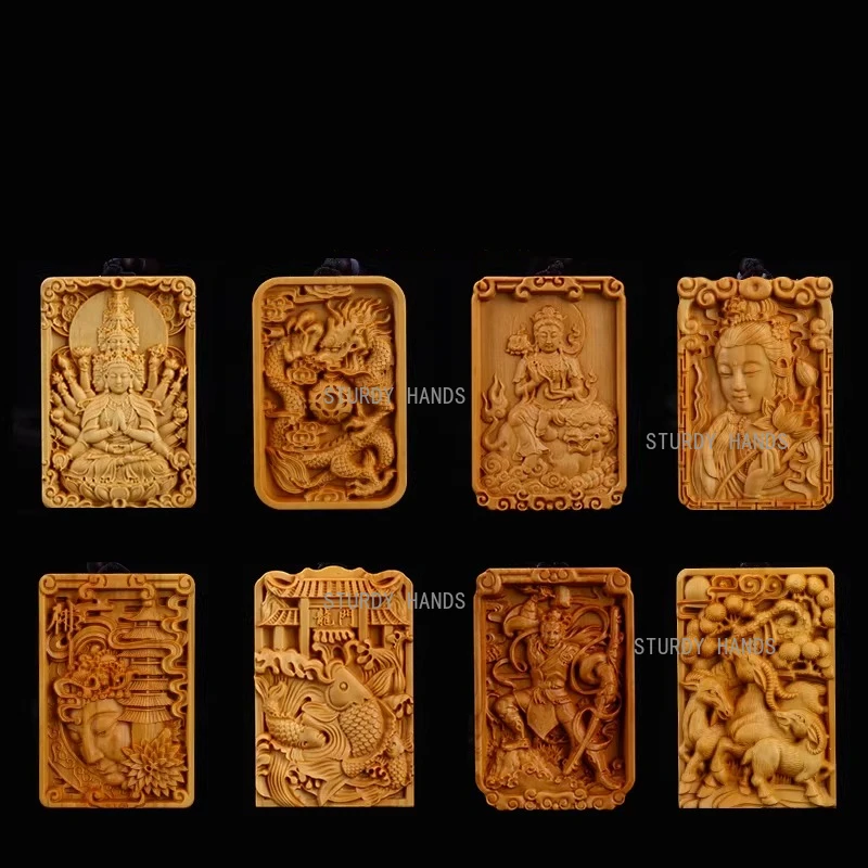 1pc Boxwood carving 