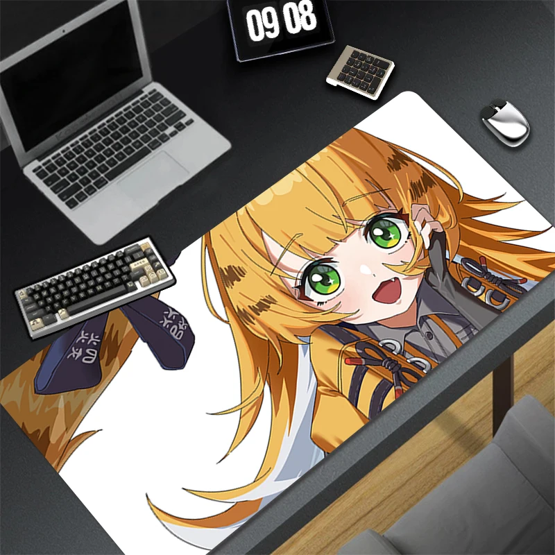 Mousepad Computer Gaming Accessories Keyboard Pad Office PC Rubber Mouse Pad Decoracion Desk Zenless Zone Zero Ju Fufu Mouse Mat