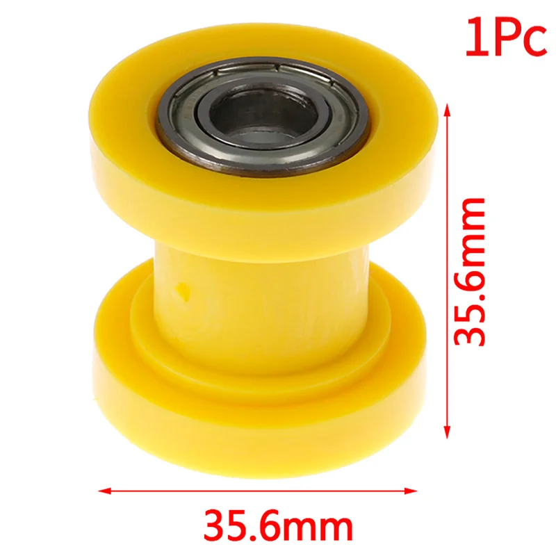 1Pc 10mm Chain Roller Slider Tensioner Adjuster Pulley Wheel Guide Pit Dirt Bike.